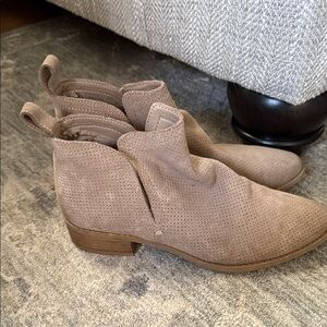 Women’s dolce vita suede/faux leather interior booties
